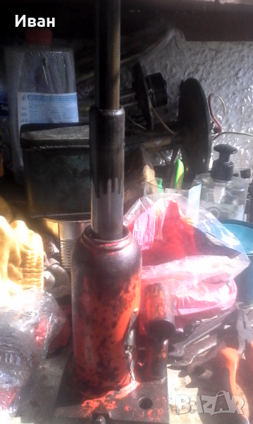 Хидравличен крик два цилиндъра , снимка 1