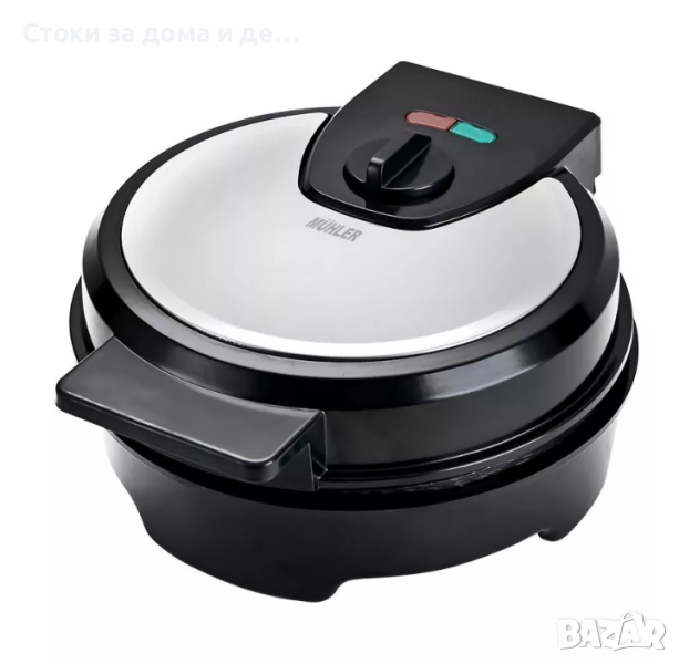 ✨Уред за гофрети Muhler MHT-1018W, Черен/Сив , снимка 1