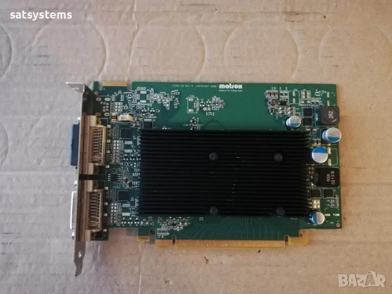  Видео карта Matrox M9120-E512F 512MB GDDR2 128bit PCI-E, снимка 1