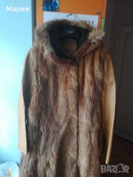 Намалявам на изгодна цена! Елек от естествен косъм и лисица, подарък яке от естествена кожа номер М, снимка 1