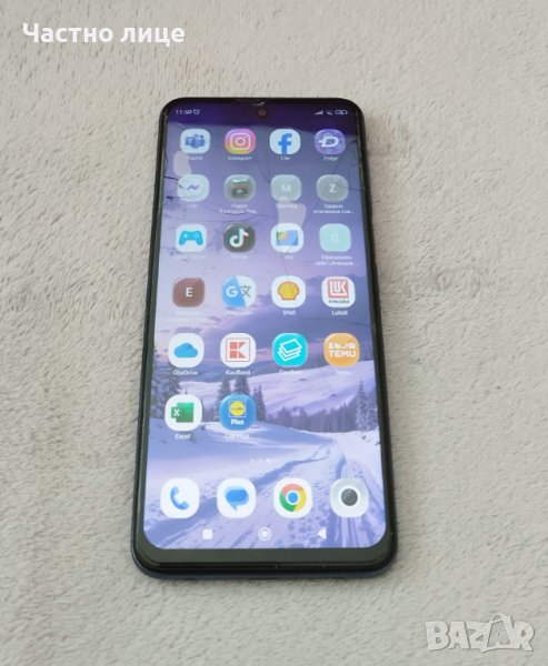 Запазен Xiaomi Redmi Note 9 Pro 6/128 GB Grey, снимка 1