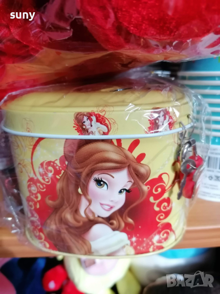 Метална касичка с катинарче Бел, снимка 1