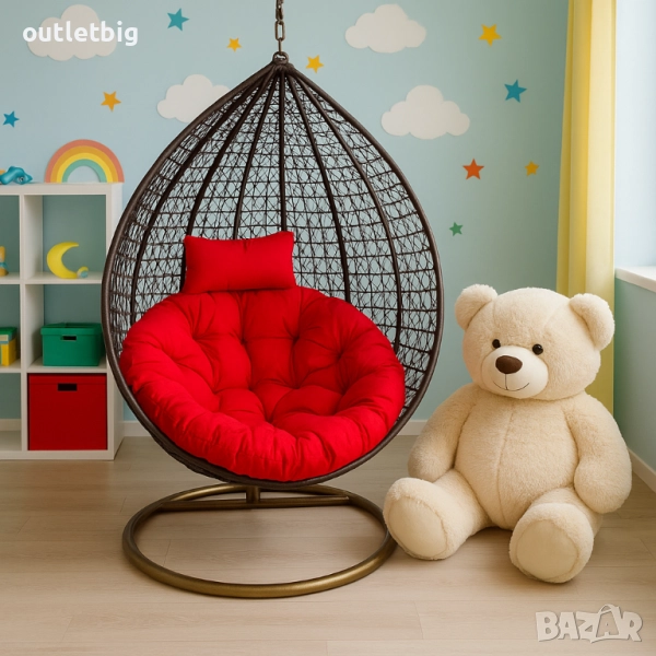 Градинска висяща люлка тип гнездо,яйце–Промоция!, снимка 1