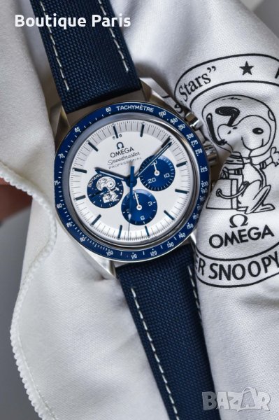 Omega Speedmaster Silver Snoopy мъжки часовник, снимка 1