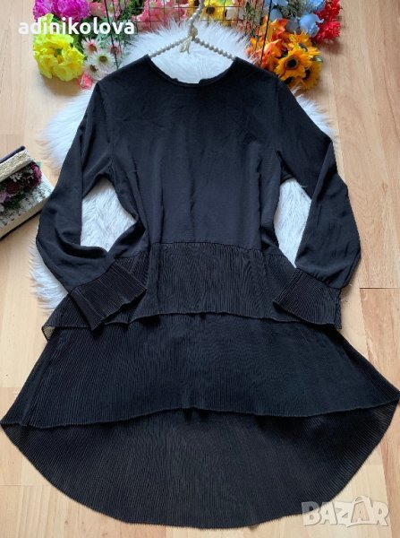 Свободна туника с акценти солей, снимка 1