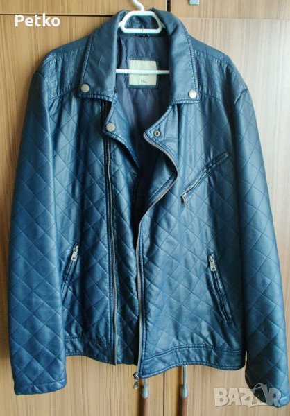 Мъжко кожено яке, размер М, снимка 1