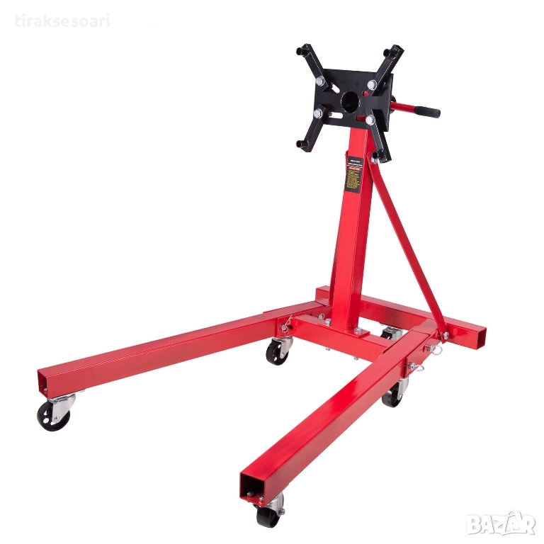 Стойка за двигатели STAHLMAYER – 900 кг, подсилена конструкция, снимка 1