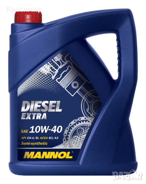 MANNOL-10W40 DIESEL EXTRA -5л, снимка 1