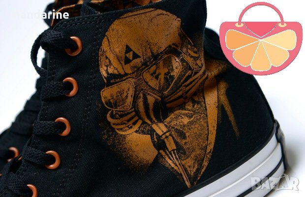 ПРОМО 🍊 CONVERSE ALL STAR HI TOPS 🍊 Дамски кецове BLACK SABBATH 35/36 номер нови с кутия , снимка 1