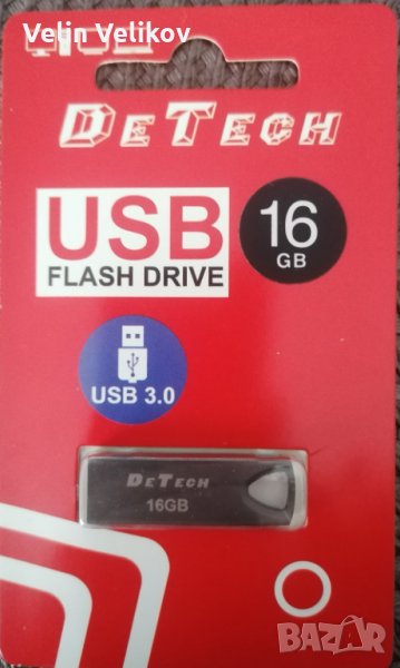 USB Флаш памет DeTech, 16GB, USB 3.0, снимка 1