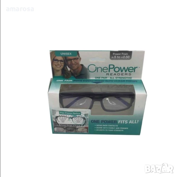OnePower Readers – Очила, които се настройват сами!, снимка 1