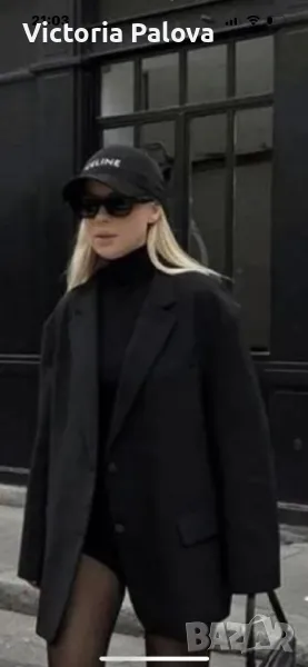 Стилно комфортно палто RODONNA,100% вълна, снимка 1