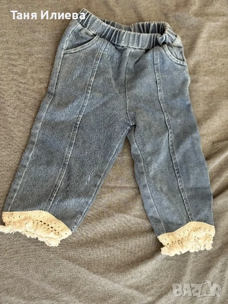 Бебешки дънки момиче, снимка 1