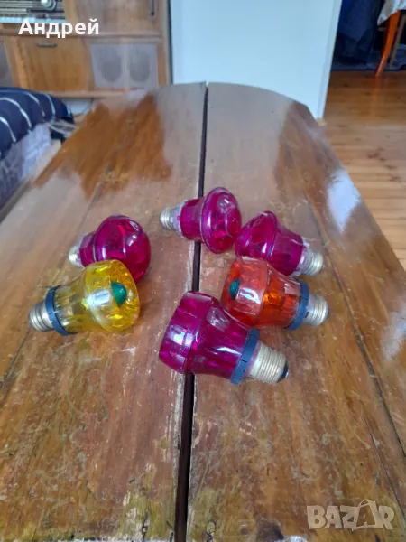 Стари цветни лампи, снимка 1
