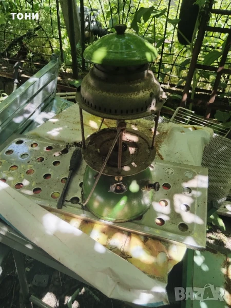 петромаксов фенер антиквар, снимка 1