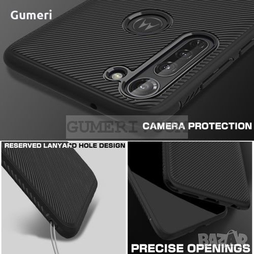 Motorola Moto G Pro Силиконов гръб с карбонови нишки , снимка 1