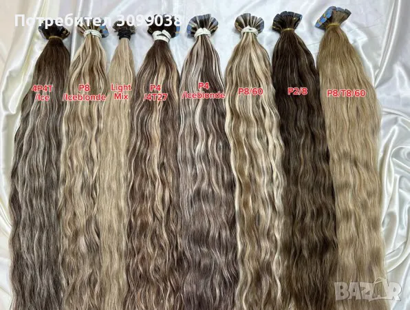 Екстеншъни ЕСТЕСТВЕНА КОСА 200 гр., снимка 1