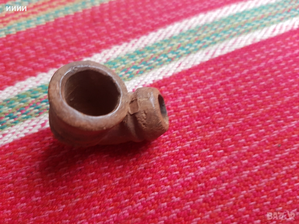 Османска керамична лула , снимка 1