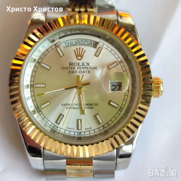 Мъжки луксозен часовник ROLEX DAY-DATE , снимка 1