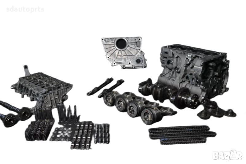 B47D20B на 500км BMW Двигател к-т Блок колянов Вал Бутала 320d 520d, снимка 1