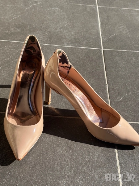 Ted Baker обувки на ток, цвят nude, 36.5, снимка 1