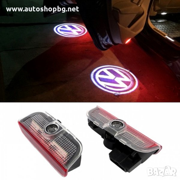 Лого проектор на мястото на плафона на вратата – VW, снимка 1
