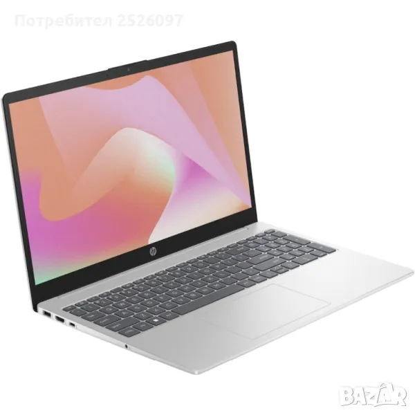 НОВ лаптоп HP/15,6” IPS/i3-1315U/512GB NVMe/8GB RAM/Windows 11 Pro, снимка 1