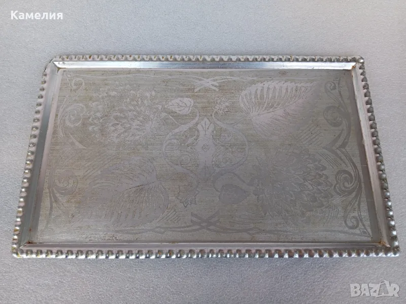 Старинна табла - поднос, снимка 1