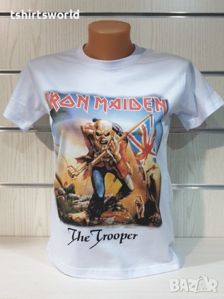 Нова дамска тениска на музикалната група Iron Maiden - The Trooper, снимка 1