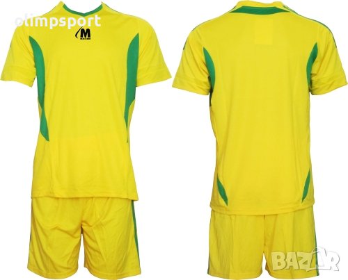 Екип за футбол/ волейбол/ хандбал, фланелка с шорти жълто. , снимка 1