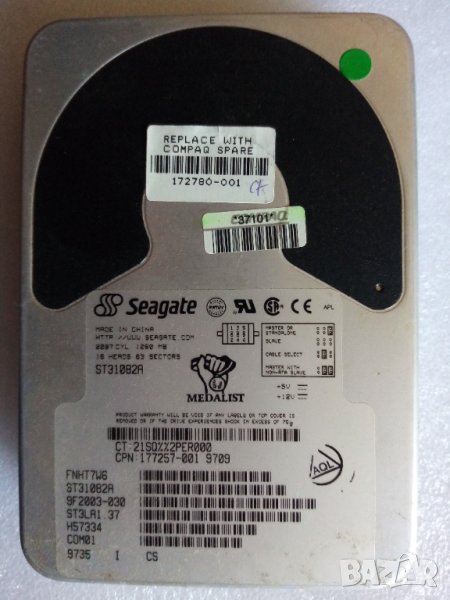 SEAGATE IDE хард диск за ретро компютър , снимка 1