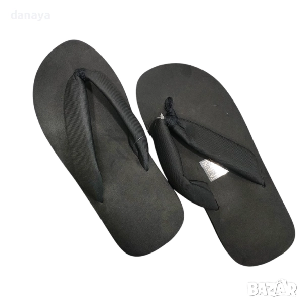 6276 Дамски джапанки в черно, 37 номер, снимка 1