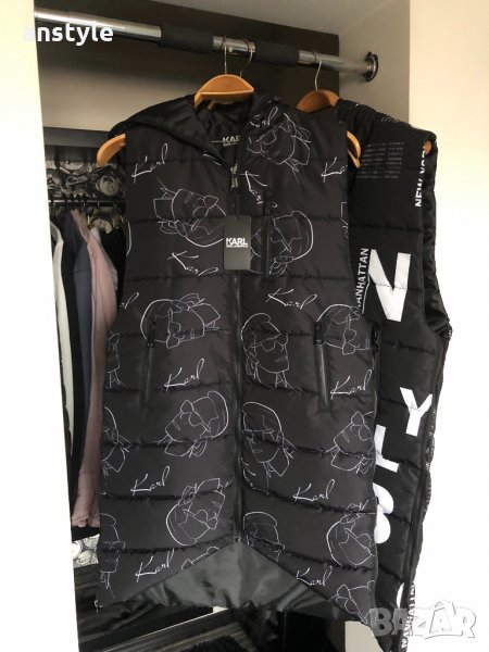 Karl Lagerfeld дамски дълъг елек/реплика, снимка 1