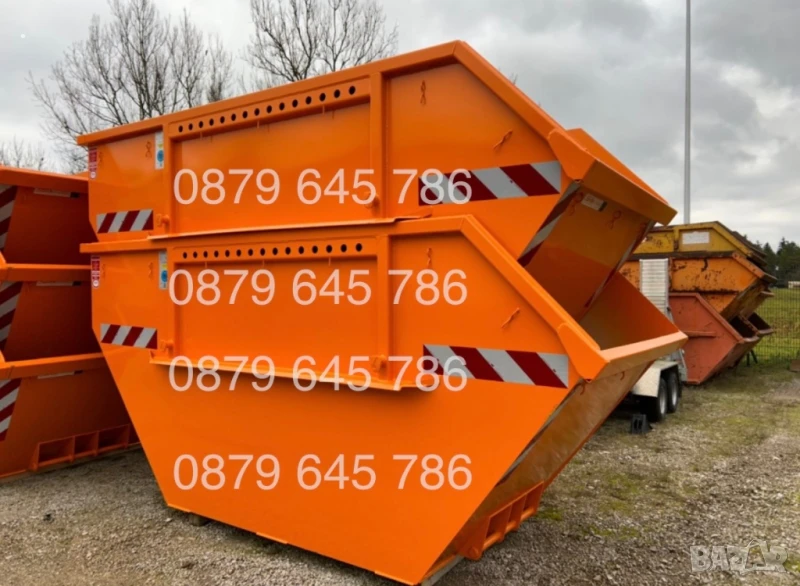 Извозване на строителни, битови и растителни отпадъци с контейнери, снимка 1