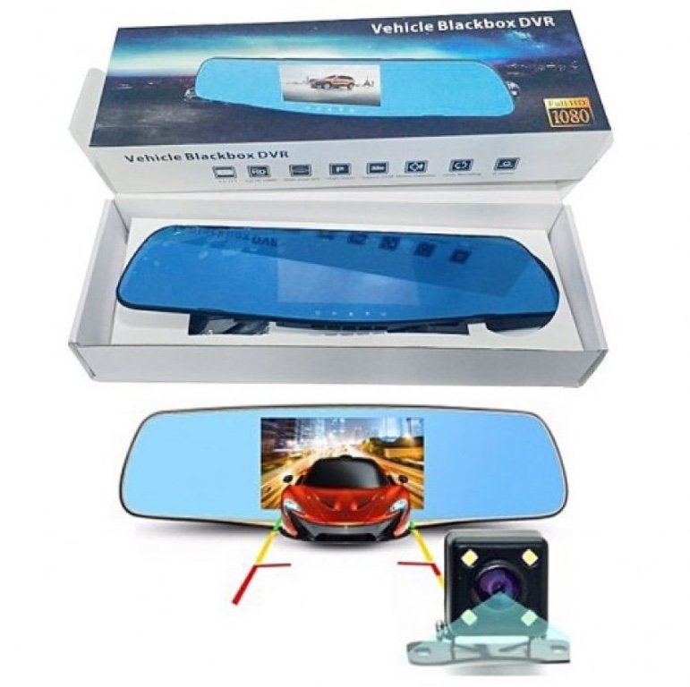 Зеркало Видеорегистратор Vehicle Blackbox Dvr Купить