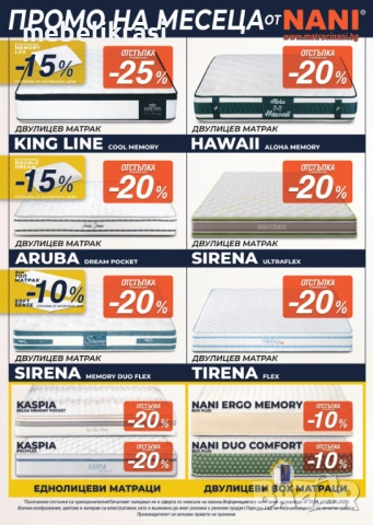 Супер промоция на матраци Тед!!!, снимка 5 - Матраци - 38749656