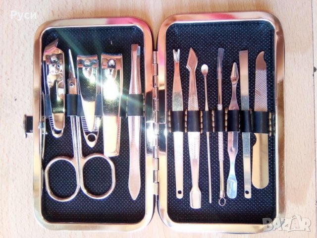 Несесер Комплексна грижа за нокти 12 в 1, снимка 3 - Продукти за маникюр - 24621611