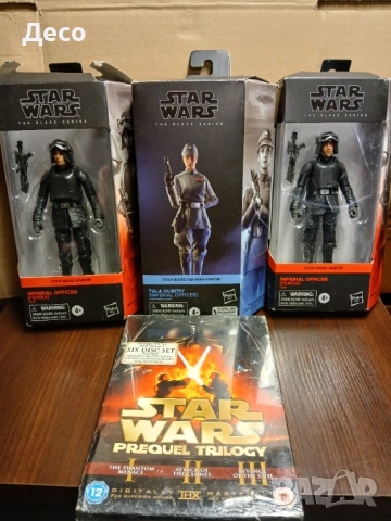 Star Wars колекционерски фигурки+DVD