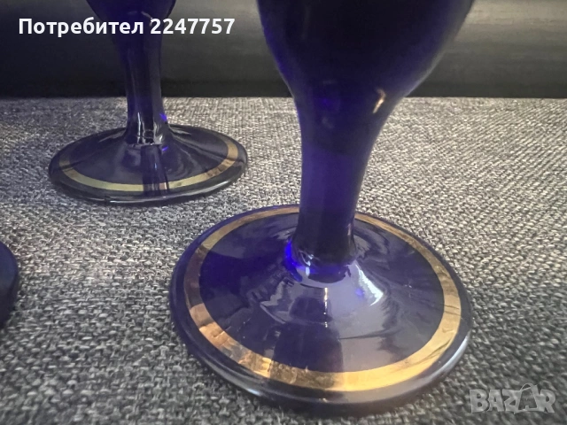 3 бр чаши Мурано за ликьор, снимка 4 - Антикварни и старинни предмети - 54264221