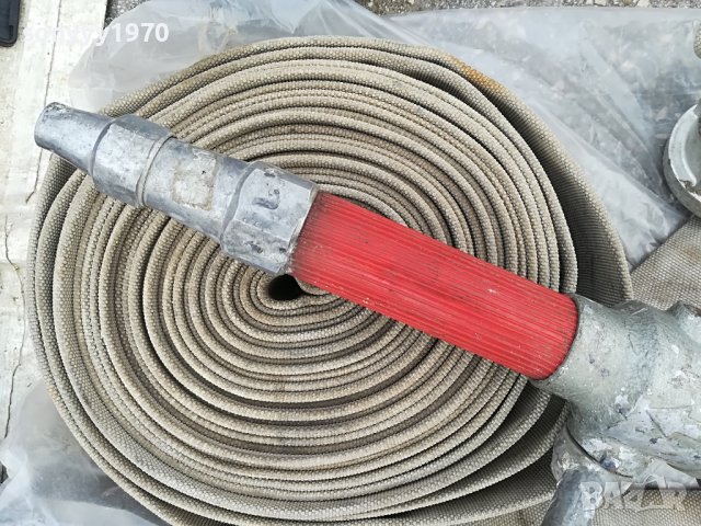 ПОЖАРЕН МАРКУЧ СЪС СТРУЙНИК 0804231736, снимка 8 - Антикварни и старинни предмети - 40302565