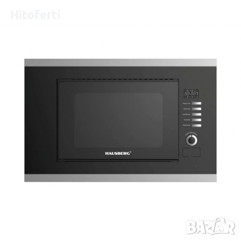 ЕЛЕКТРИЧЕСКА МИКРОВЪЛНОВА ФУРНА HAUSBERG HB-8065, снимка 2 - Микровълнови - 54271422