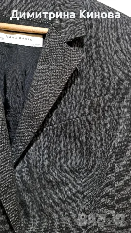 Zara -Дамско сиво меланж сако 