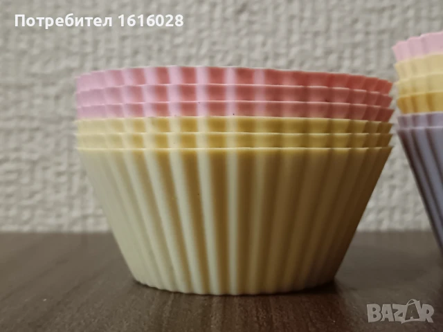 Комплект силиконови форми за мъфини., снимка 6 - Форми - 51289101