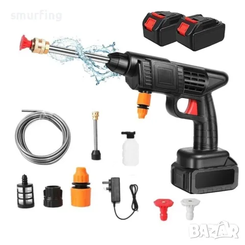 Преносима акумулаторна водоструйка 2000W 90BAR с две батерии