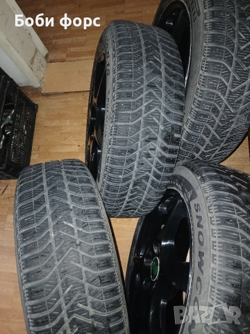 Лети джанти със зимни гуми 5×100 57.1ц.о. шкода, снимка 14 - Гуми и джанти - 53980024