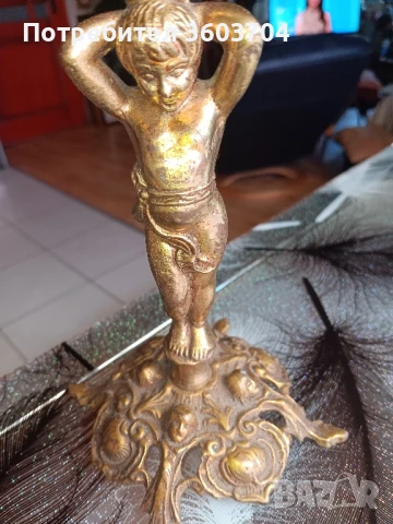 бронзова статуетка, снимка 2 - Статуетки - 51284401