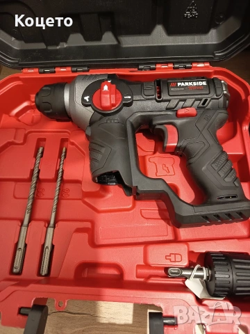 12 V Безчетков перфоратор Parkside /Парксайд Performance, снимка 8 - Винтоверти - 54281999