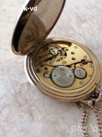 ZENTRA - ДЖОБЕН ЧАСОВНИК РАБОТЕЩ , снимка 11 - Антикварни и старинни предмети - 54335091