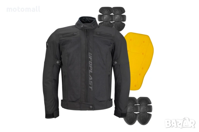 Мъжко текстилно мото яке UFO Acron с подплата, снимка 2 - Аксесоари и консумативи - 54217898