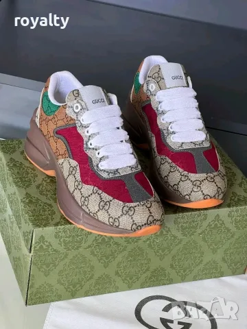 Gucci Нови Дамски Маратонки с Кутия Гучи , снимка 3 - Маратонки - 56317897